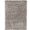 thumbnail image 2 of Linon Links Collection Area Rug, Circles, Gray, 8ft x 10ft, 2 of 3