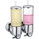 thumbnail image 1 of Dispensador Soo de doble compartimiento, dispensador de jabón de manos de pared, champú, loción, gel de ducha, para baño, baño, hotel, cocina Afortunado Sencillez, 1 of 5