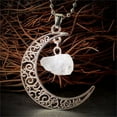 thumbnail image 1 of Xihbxyly Colgante de Cristal de Cuarzo Natural con Piedras Preciosas Curativas para Chakras, 1 of 3