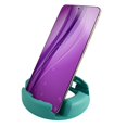 thumbnail image 1 of Soporte portátil para teléfono GoDonut Plus+ con puerto de carga, color verde azulado, 1 of 4