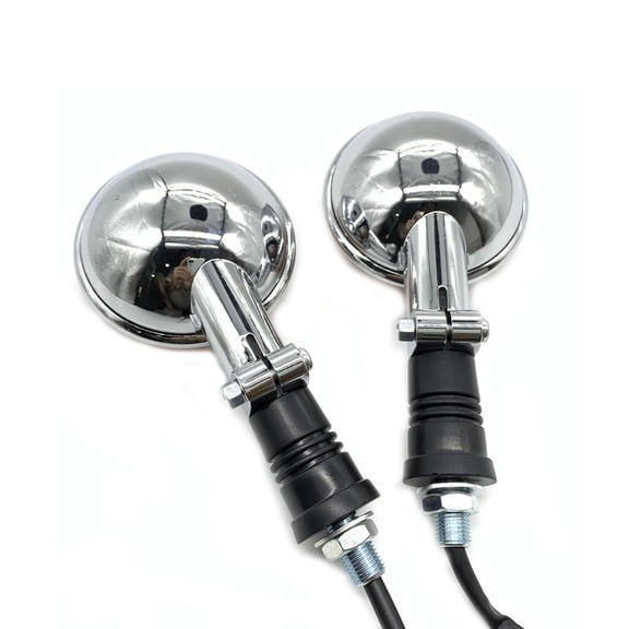 2pcs Flashing Turn Signals Mini Blinkers Front Running Light Universal for Virago XV250/400 XV920 Motorcycle