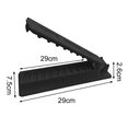 thumbnail image 2 of Kebab maker, 13 inch long press, thick plastic manual kebab maker Black, 2 of 9