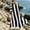 Black, variant on Women's Brushstroke Stripe Print Maxi Dress, V-Neck Dolman Sleeve Silhouette, Relaxed Casual Dress for All Summer Occasions Purple L