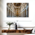 thumbnail image 3 of Elephant Stock Royal Chapel At Versailles Wall Art - Horizontal Canvas Wall Art - Lobby Wall Decor - Architecture Canvas - Blue And Gray Decor - 39" x 26", 3 of 8