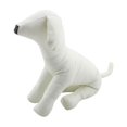 thumbnail image 3 of PU Leather Dog Mannequin Pet Clothing Form Display Stand Soft Dog Models Size White, 3 of 8