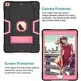 thumbnail image 3 of Mignova for New iPad 7th Generation 10.2" 2019 / iPad 10.2 Case, Hybrid Rugged Heavy Duty Defender Shockproof Protective with Built-in Kickstand for Apple iPad 10.2 Inch 2019 (Black/Pink), 3 of 7