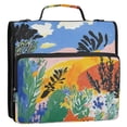 thumbnail image 5 of FORMRS Zipper Binder with Shoulder Strap 2-inch Ring 500 Sheet Capacity File Bag, Colorful Landscape, 5 of 5