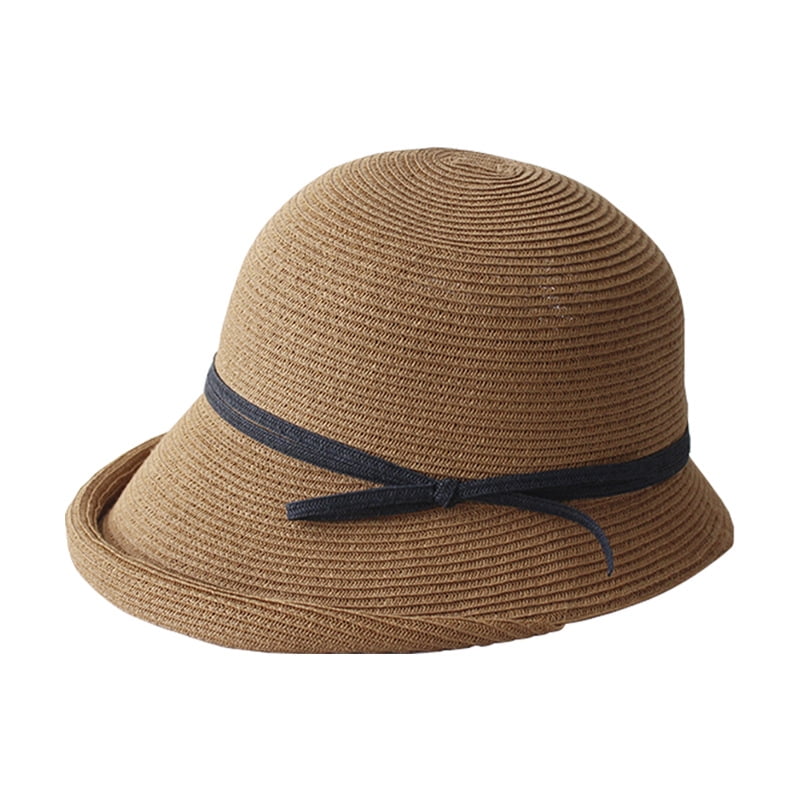Hepburn Style Sunshade Straw Hat Female 