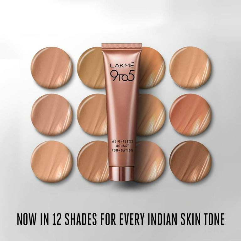 Lakme mousse foundation shades discount