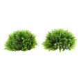 thumbnail image 3 of Bola decorativa de plantas artificiales para decoración del hogar y bodas Verde 29cm, 3 of 9