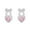 Pink, variant on KDSJSXW Sterling Silver Earrings Studs Earrings Gift Sweet Bowknot Earrings Love Fair Maiden Temperament Super Flash Earrings for Ladies Womens Earrings Earring Studs for Women (Silver,One Size)