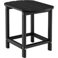 thumbnail image 1 of REKHHY Side Table Outdoor Small Patio Table 18” Adirondack Table, Weather Resistant End Tables, Outside Square Tea Table for Patio, Backyard, Poolside, Garden, Balcony (1, Black), 1 of 8