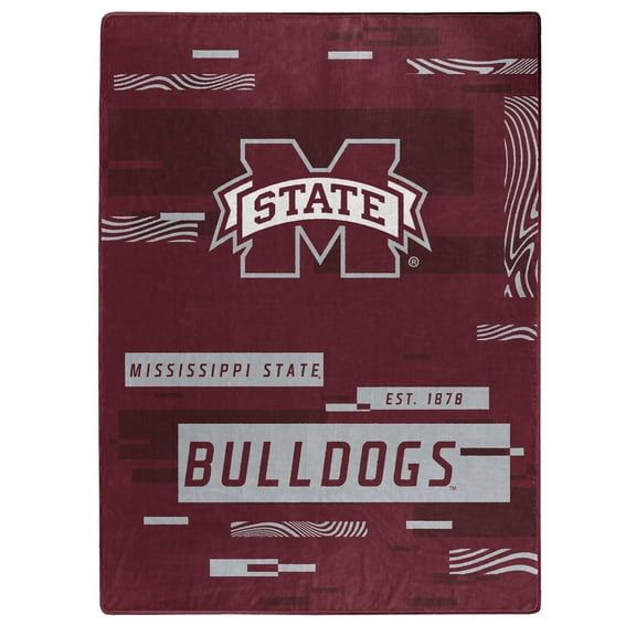 The Northwest Group  Mississippi State Bulldogs 50" x 60" Digitize Raschel Throw Blanket