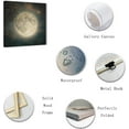 thumbnail image 2 of ZHONGYUTONG Full Moon Painting Canvas Wall Art Moon in Night Picture Prints Nature Modern Artwork Home Decor Framed (28.00" x 28.00"), 2 of 6