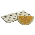 thumbnail image 3 of Transpac A5507 Lemon Salt and Pepper Shaker with Tray, Set of 3, Dolomite, 3 of 3