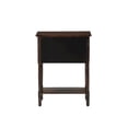 thumbnail image 5 of FurniFact Entryway Hall Table, Espresso, 3 Drawers, 2 Shelves, 5 of 9