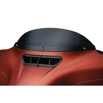 Kuryakyn Smooth Windshield Trim for '14-'20 Touring & Tri Glide, Gloss Black