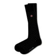 thumbnail image 3 of Men's Over the Calf Polka Dot Dress Socks Biz Dots Black (M), 3 of 4