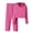 Hot Pink#003, variant on Girl's Sweater Set Size 9-10 Fall Two Piece Outfits Cute Long Sleeve Ribbed Knit Pullover Solid Color Warm Long Leggings Purple 9-10 Years