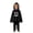 00-Black179, variant on WOYY Boys Halloween Dress-Up Outfits Children's Loose Fit Hooded Top Pants Set, Size 3M-9Y