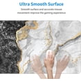 thumbnail image 4 of Black Blue Glod Marble Mouse Pad Extended Large Gaming Mousepad XL Big Long Oversized Desk Mat Stitched Edges 31.5 X 11.8 Inch for Home Office, 4 of 6