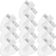 thumbnail image 4 of GOOHOCHY 10 Uds. Soportes para estante de vidrio de 90 grados, soporte decorativo para estante, soporte de esquina, 4 of 7