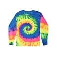 thumbnail image 1 of Colortone Tie-Dyed Long Sleeve T-Shirt Size up to 3XL Retired, 1 of 3