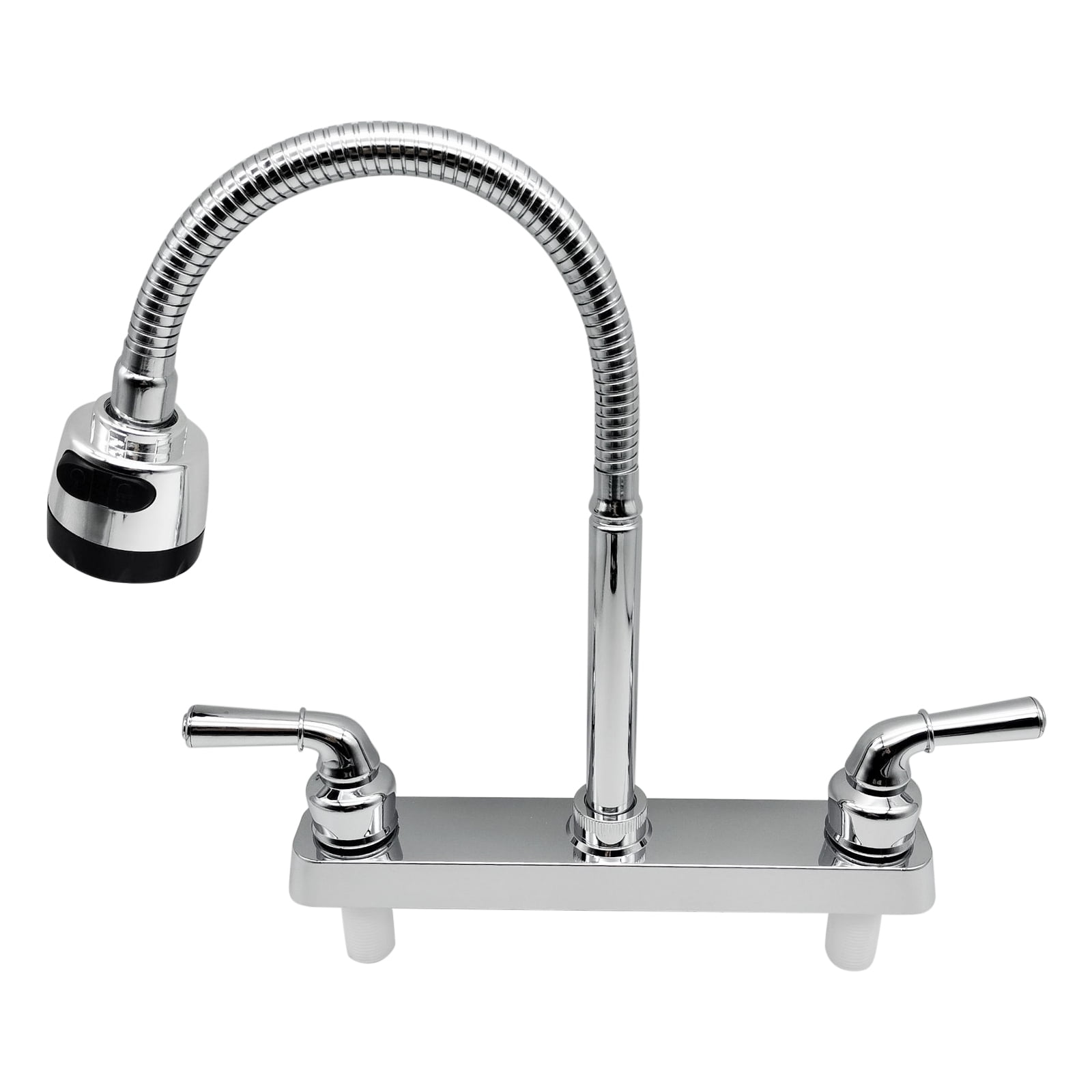 AREALER RV Faucet Replacement, RV Kitchen Sink Faucet with 360 Degree Rotatable Sprayer Flexible Spout, RV Bathroom Faucet Set for Campers, RVs, Motorhomes, Travel Trailers