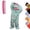 A9 Sky Blue, variant on Big Mouth Monster Onesie Adult Soft Plush Loungewear Cozy Long Sleeves Funny Plush Buttery Soft Pajamas for Women Men Fleece Pjs Ghost With Large Comb Prop (No Shoes Included)Green