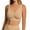 Beige, variant on Women's Rhonda Shear 9705 Cotton Blend Ahh Bra with Removable Pads (Beige 4X)