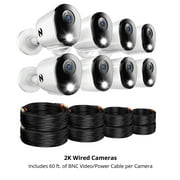 Night Owl 2-Way Audio 12 Channel DVR Security System with 2TB Hard Drive and 8 Wired 2K Deterrence Cameras