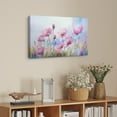 thumbnail image 4 of Flower Wall Art Pink Flower Rustic Landscape Floral Canvas Art Wall Decor For Bedroom Livingroom Office, 4 of 7