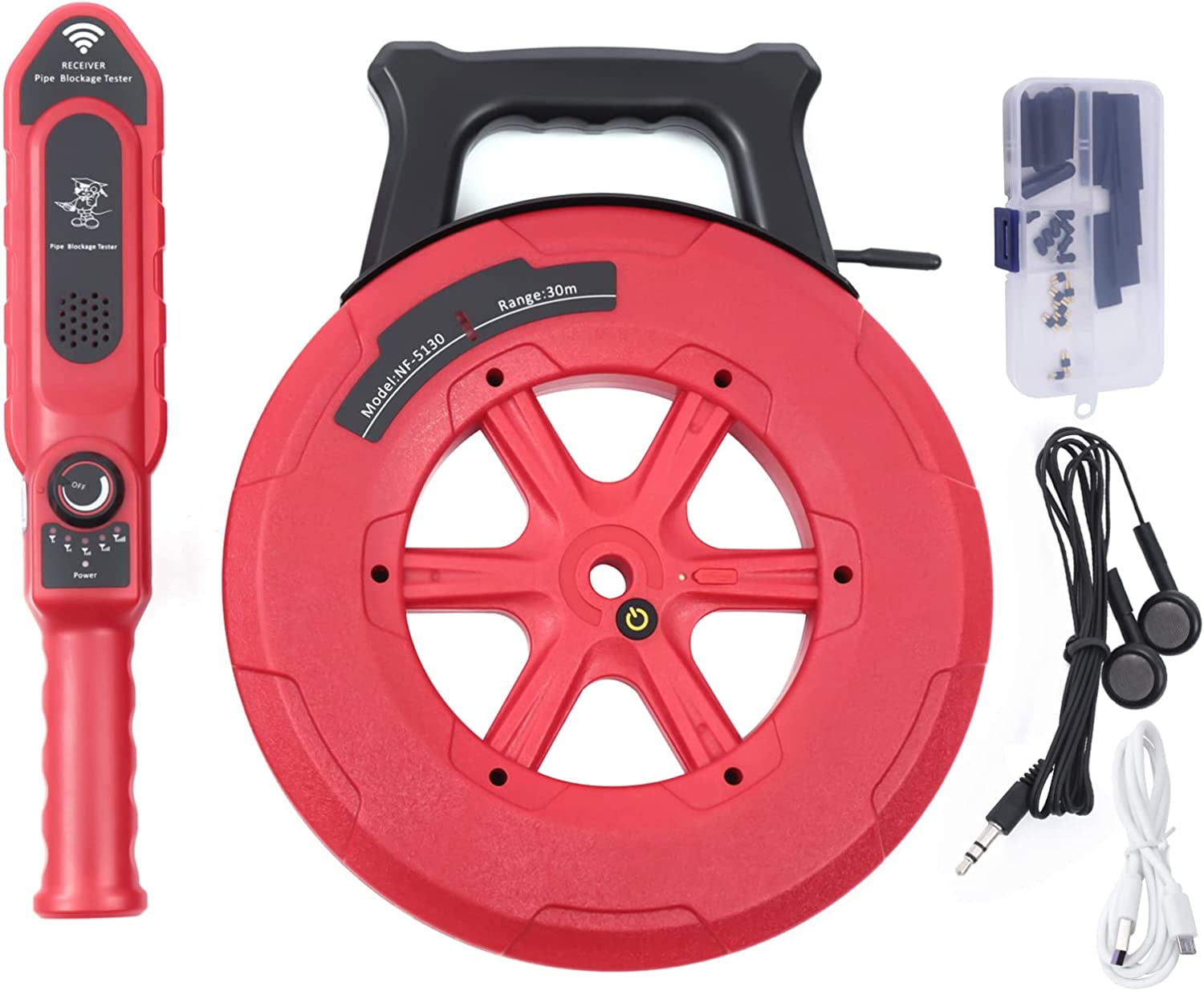 Miumaeov Modern Pipe Blockage Detector Locators Diagnostic Tool