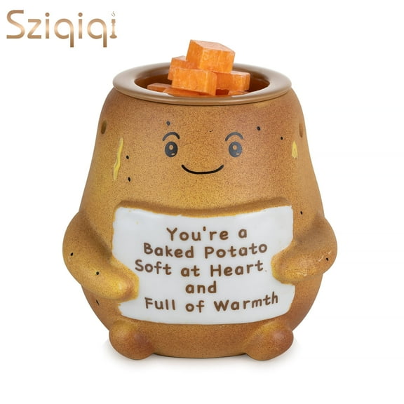 Sziqiqi Cute Potato Wax Melt Warmer: Heartwarming Home Decor, Perfect Gift for Women, Mothers Day, Birthday, Valentine's Day, Thanksgiving, Housewarming