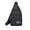 B-Blue, variant on Lightweight Water Repellent Bag, Multifunctional Crossbody Bag, Large Capacity Chest Pack, Widened Handle Waist Bag, 9 Inch Cycling Backpack for Commuting and Outdoor