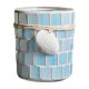 thumbnail image 1 of Cantidad mínima de 10 velas de vidrio con candelabro de mosaico de concha mediterránea tamaño del producto: 7x7x85 diámetro 7 material: vidrio con incrustaciones peso: 280 g ANGGREK Otros, 1 of 8