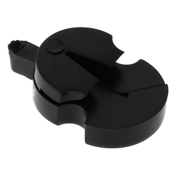 Masteelf Tourte Style Rubber Mute Ultra Practice for Quiet Practice Sessions Portable Tourte Style Violin Practice Mute Rubber
