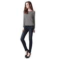 thumbnail image 2 of Richie House Women's Striped Pullover Sweater RH2056-L, 2 of 7