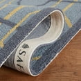 thumbnail image 6 of SAFAVIEH Four Seasons Tylar Geometric Area Rug, Grey/Gold, 8' x 10', 6 of 7