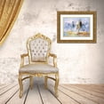 thumbnail image 3 of Chen, Y.C. 14x11 Gold Ornate Wood Framed with Double Matting Museum Art Print Titled - Horses Running Oil Painting, 3 of 4