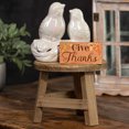 thumbnail image 3 of Minkissy 1Pcs Wooden Plant Stand for Outdoor Stool for Flower Pot Rustic, 3 of 4