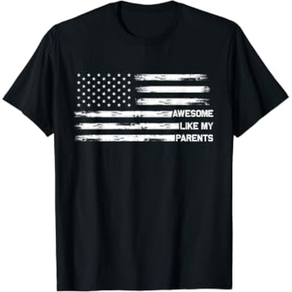 Men Father's Day Awesome Like My Parents Dad Joke Gift T-Shirt, Size S-5XL