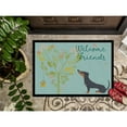 thumbnail image 3 of Carolines Treasures BB7630MAT Welcome Friends Black Tan Dachshund Doormat 18x27 27"L x 18"W multicolor, 3 of 4