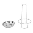 thumbnail image 2 of Vertical Ladle Holder, Stainless Steel Soup Spoon Stand for Kitchen Counter, Upright Ladle Rest with Drip Catcher Dish for Buffet, Fast Food Restaurant, 2 of 7