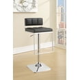 thumbnail image 3 of Alameda Adjustable Bar Stool Chrome and Black, 3 of 11