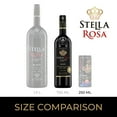 Stella Rosa Black SemiSweet Red Wine, 750ml Glass Bottle, Piedmont