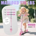 thumbnail image 4 of Welmotive Scooter for Kids Ages 3-8 – Kick Kids Scooters for Boys & Girls Light up Wheels Portable Lightweight Folding Design with Reducing System and Adjustable Height Handlebars and up to 110 Lbs, 4 of 7