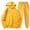 Yellow, variant on Mens 2 Piece Outfits Men's Tracksuit Set 2 Piece Athletic Hooded Sweatsuits Casual Jogging Suits Workout Outfits for Men RD3,M