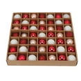 thumbnail image 1 of Mini Adornos de Bolas de Navidad Jadeshay 49 Piezas Colores Juego de Adornos, 1 of 12