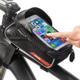 thumbnail image 1 of SPRING PARK Bike Phone Front Frame Bag Bicycle Bag Waterproof Bike Phone Mount Top Tube Bag Bike Phone Case Holder Accessories Cycling Pouch Compatible, 1 of 7
